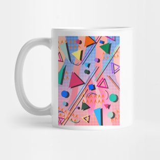 80s pop retro pattern 2 Mug